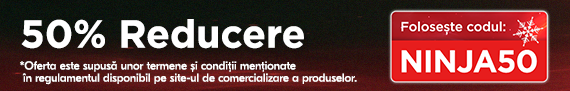 Campanie Accesorii Ninja 50% VOUCHER