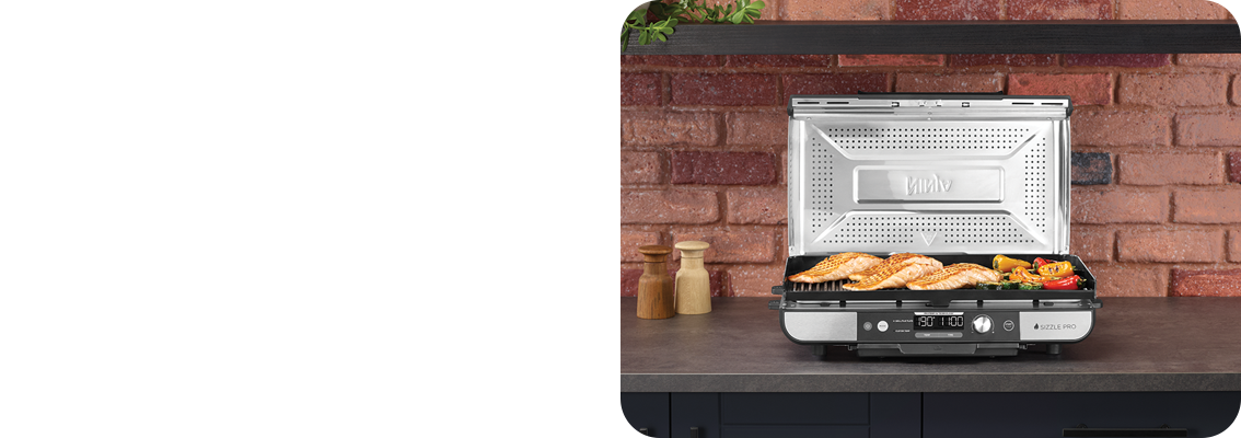 Descoperă Ninja Sizzle Pro XL Grill & Plită