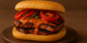 Sandwich cu sos de caise coapte la Woodfire OG850 by Andrei Buhlea