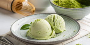 Înghețată cu matcha la CREAMi Deluxe
