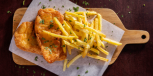 Fish and Chips la airfryerul Foodi FlexDrawer DualZone