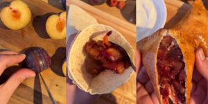 Plăcintă cu prune la airfryer Double Stack XL SL400