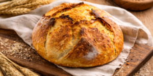 Pâine de casă pufoasă cu crustă crocantă la multicookerul Combi 11in1