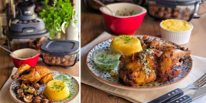 Cocoșei de pădure la CRISPi cu ciuperci și mămăligă