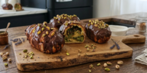 Cozonac cu fistic și ciocolată la airfryerul FlexDrawer DualZone AF550