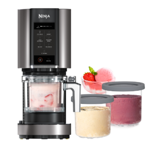 Aparat de înghețată CREAMi NC302, 7 programe, 2 boluri Ninja