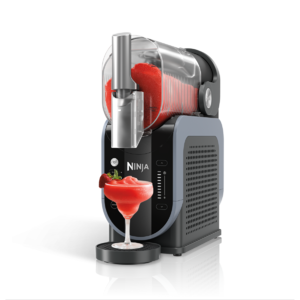 Aparat granita pentru desert Ninja Slushi FS301EU, 2.5L, 5 programe presetate, granita in 30 de min, gri/albastru