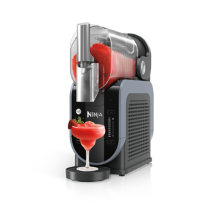 Aparat granita pentru desert  Slushi FS301EU, 2.5L, 5 programe presetate, gri/albastru Ninja