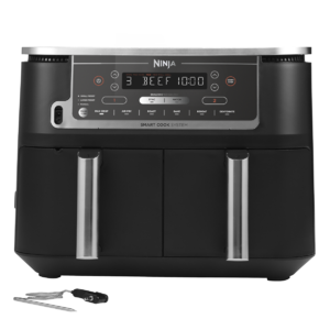 Airfryer Foodi Max DualZone AF451, 2470W, 9.5L, 6 funcții de gătit, negru Ninja