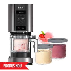 Aparat de înghețată CREAMi NC302, 7 programe, 2 boluri Ninja