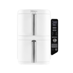 Airfryer Double Stack XL SL400, 2470W, 9.5L, 6 funcții de gătit, alb Ninja