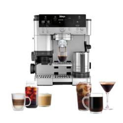 Espressor semi-automat Luxe Cafe ES601EU, cold brew, inox Ninja