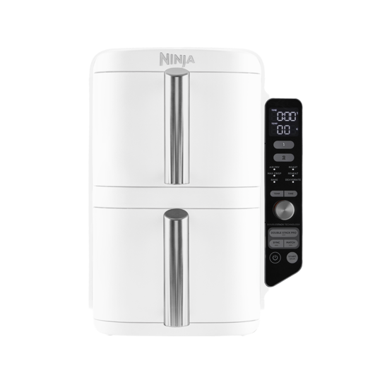 Airfryer  Double Stack XL SL400, 2470W, 9.5L, 6 funcții de gătit, alb Ninja
