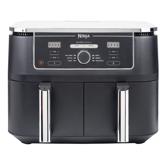 Airfryer  Foodi DualZone AF400, 2470W, 9.5L, 6 funcții de gătit, negru Ninja
