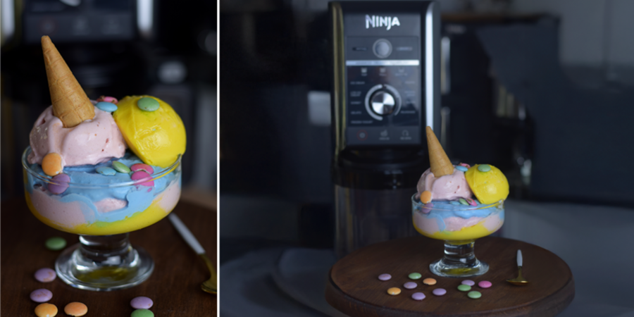 Înghețată Unicorn la CREAMi Deluxe by Cu Cireșel la joacă