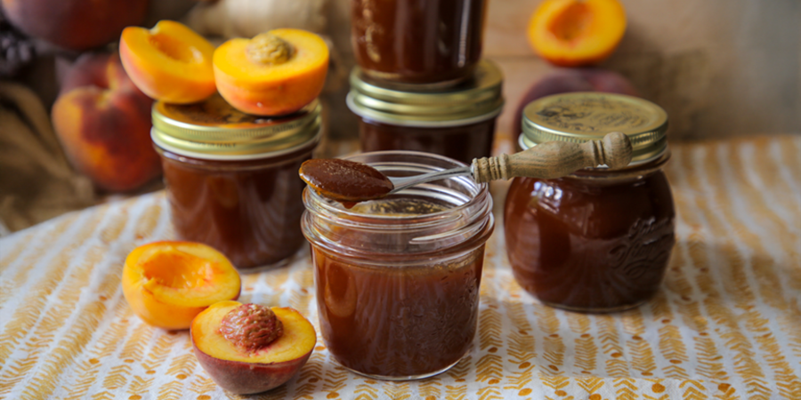 Gem cu piersici și ghimbir la multicookerul Foodi 9 în 1 by Valeries Food