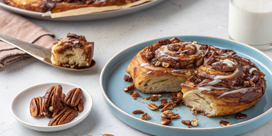 Rulouri cu scorțișoară și nuci pecan la multicookerul Foodi Max 14in1