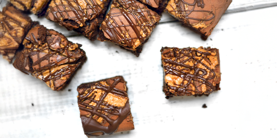 Brownies cu ciocolată și unt de arahide la airfryerul Double Stack XL SL400