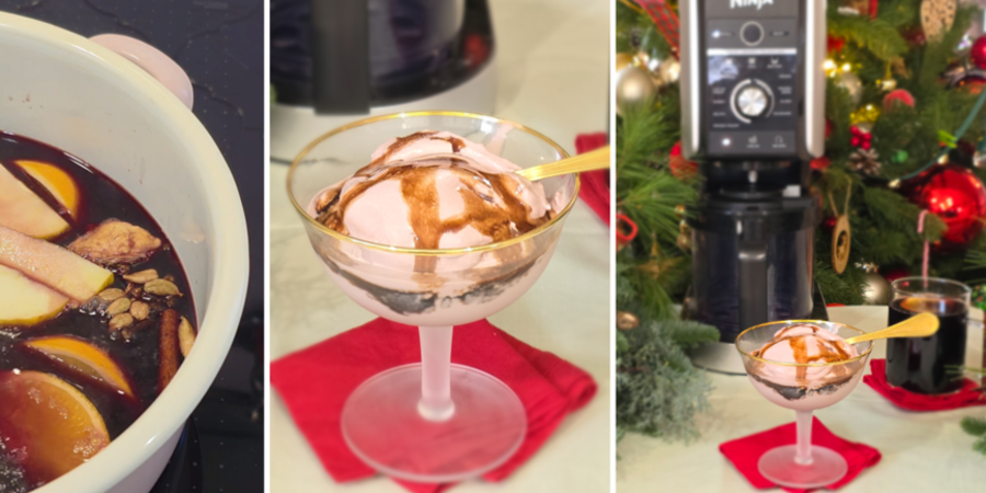 Înghețată de vin fiert la CREAMi by Prăjiturela