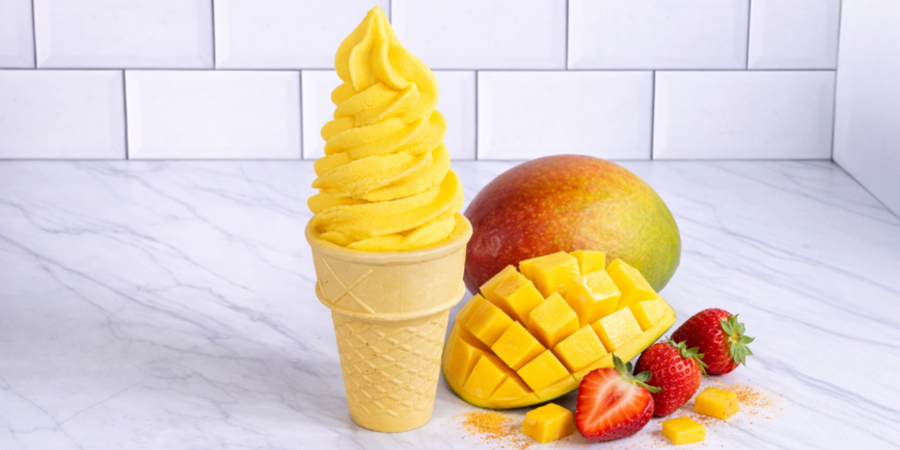 Înghețată de mango la Swirl by CREAMi