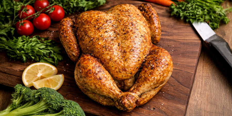 Pui întreg la multicookerul Combi 11in1