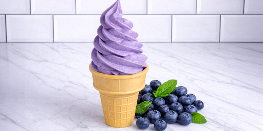 Înghețată de afine la Swirl by CREAMi