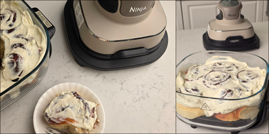 Cinnamon rolls la airfryerul CRISPi by Prăjiturela