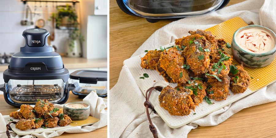 Ficăței crispy la airfryerul CRISPi