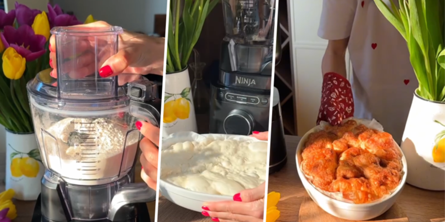 Focaccia cu scorțișoară și zahăr brun la Robot de bucătărie Detect Power Pro TB401