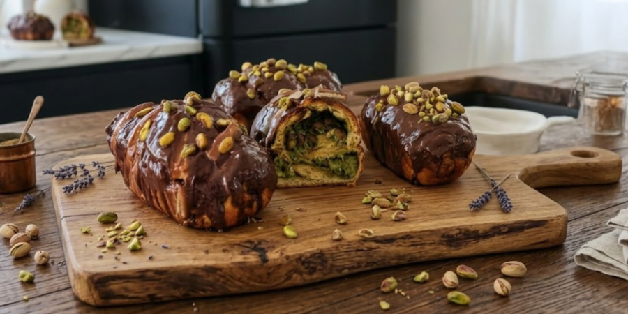 Cozonac cu fistic și ciocolată la airfryerul FlexDrawer DualZone AF550