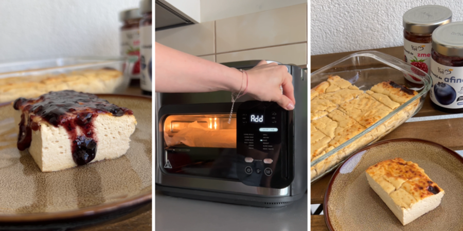 Pască fără aluat slab calorică și proteică la multicookerul Combi 11in1