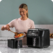 Airfryer Foodi DualZone AF200, 2400W, 7.6L, 4 funcții de gătit, negru Ninja