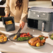 Air Fryer Foodi Pro DualZone DZ400, 9.5 L, 6 functii, gri Ninja