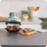 Airfryer portabil CRISPi 4 în 1 FN101, 1700W, 3.8L/1.4L, recipient sticlă, verde Ninja