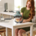 Airfryer portabil CRISPi 4 în 1 FN101, 1700W, 3.8L/1.4L, recipient sticlă, verde Ninja