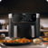 Airfryer DualZone DZ801EU, 2400W, 7.6L, 6 funcții de gătit, gri Art&Craft